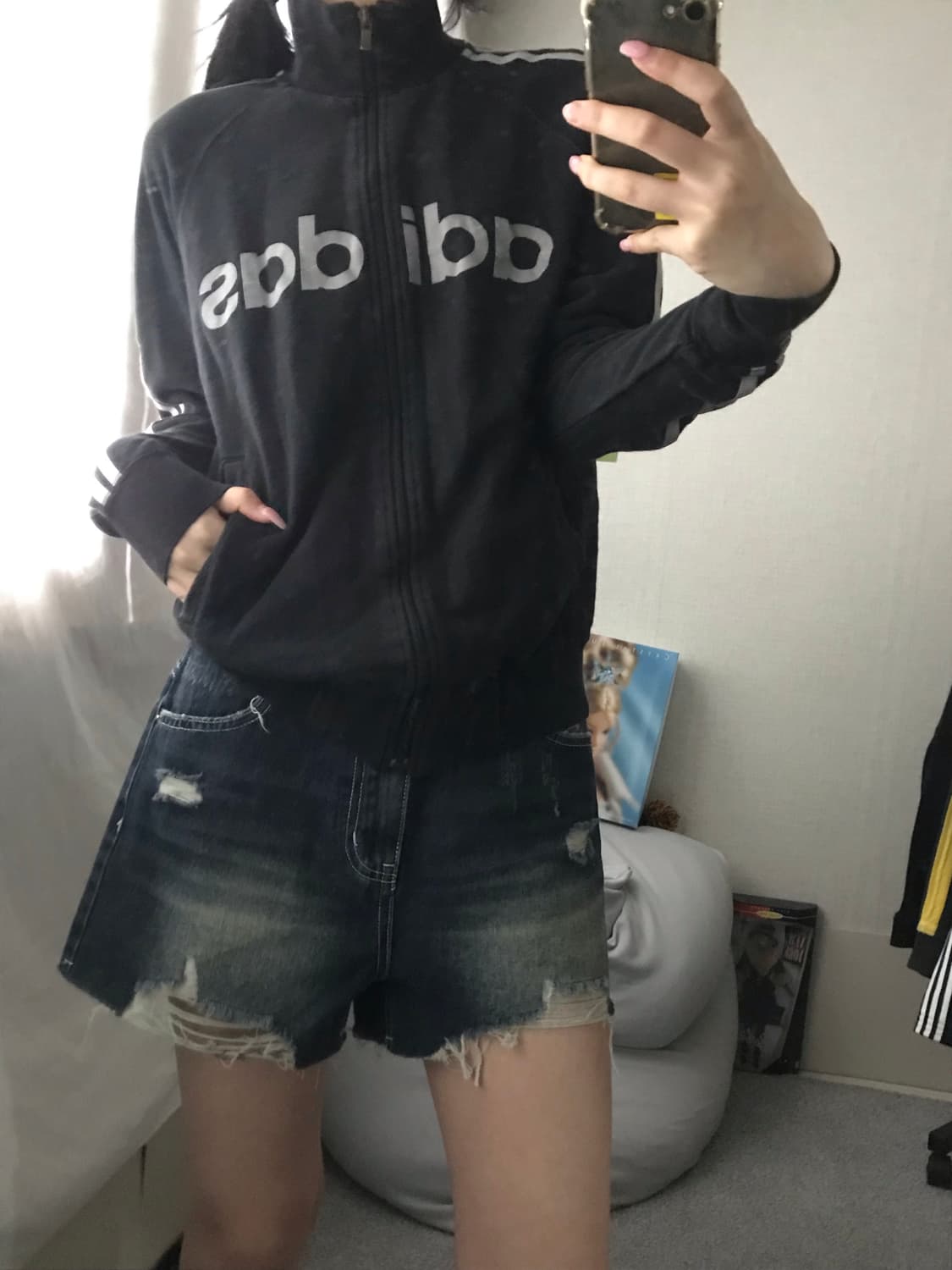 아디다스 00s 빅로고 집업 상품이미지1