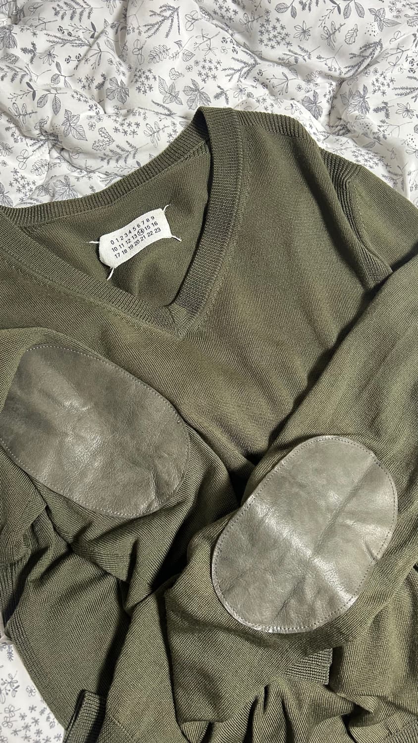 마르지엘라 엘보우 패치 니트 상품이미지1