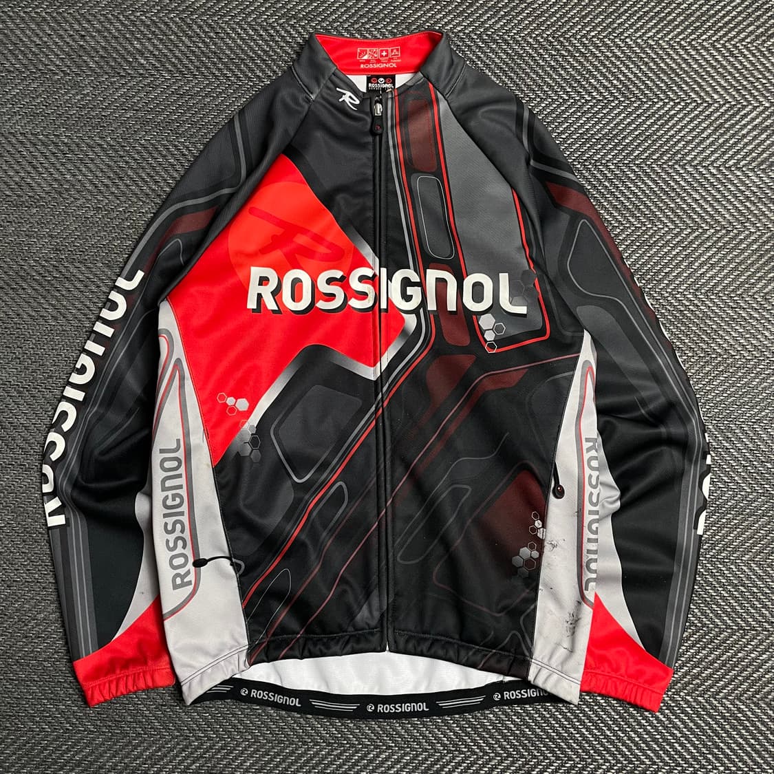 Rossignol 빅로고 사이클링 트랙탑 져지o 5197 상품이미지1
