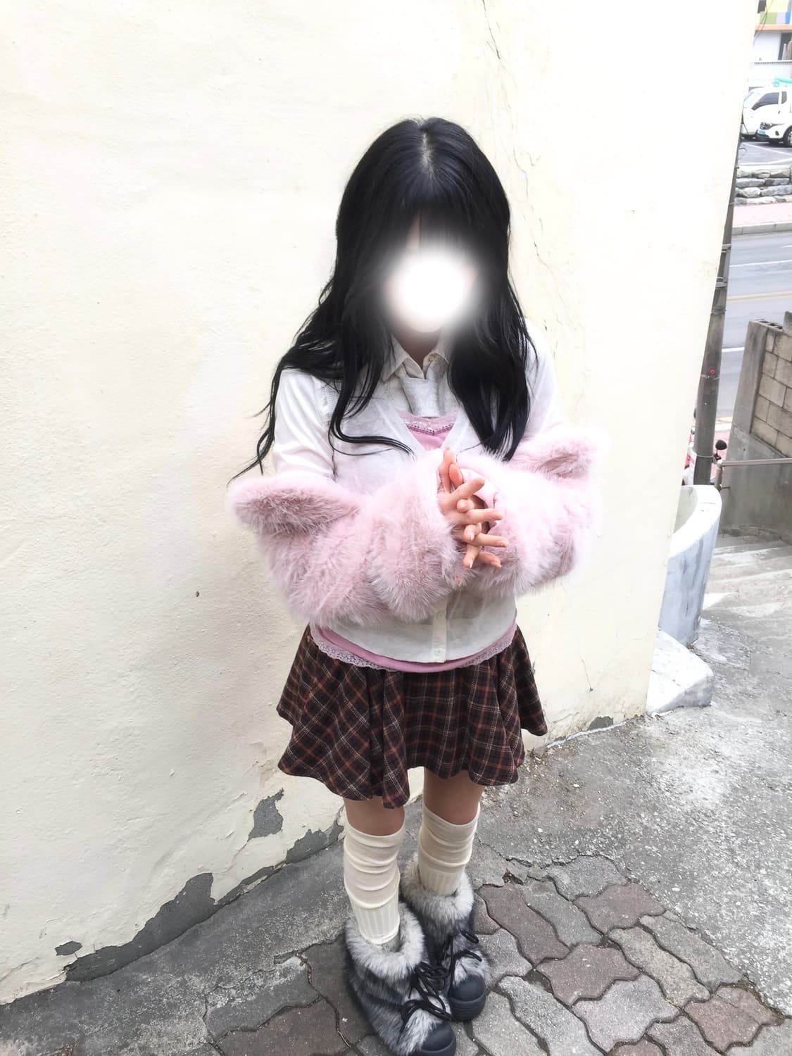 빈티지 딸기초코걸 코디세트 상품이미지2