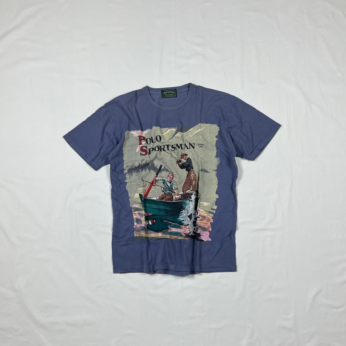 90‘s 폴로랄프로렌 컨트리 스포츠맨 반팔티 상품이미지1