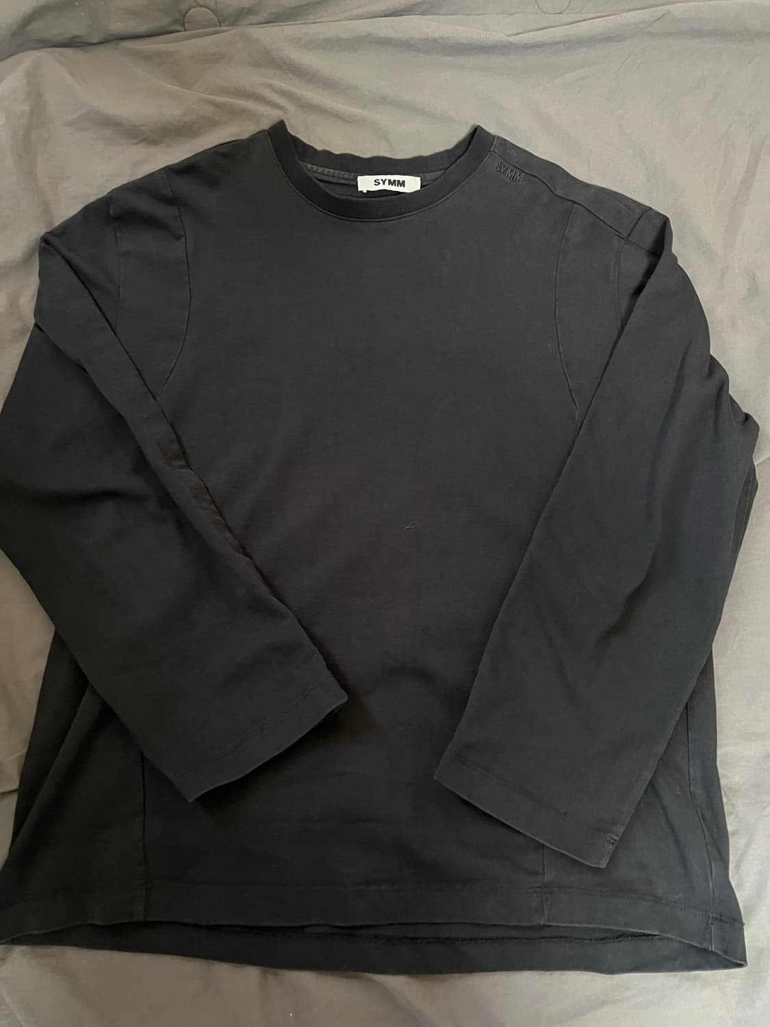 (L) SYMM 롱슬리브 블랙 상품이미지1