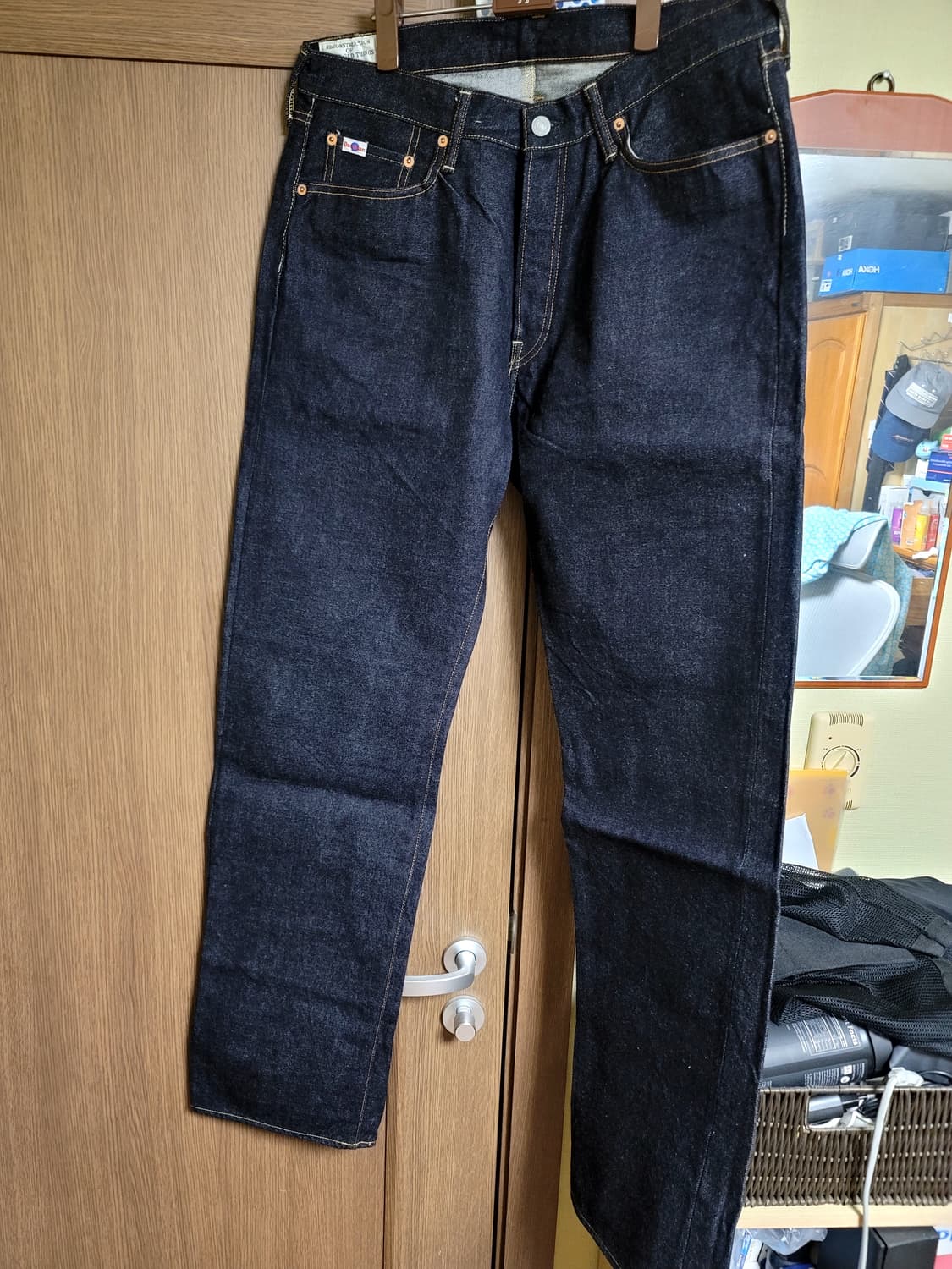 스튜디오다치산 SD-101 셀비지 데님 원워시 36사이즈 상품이미지3