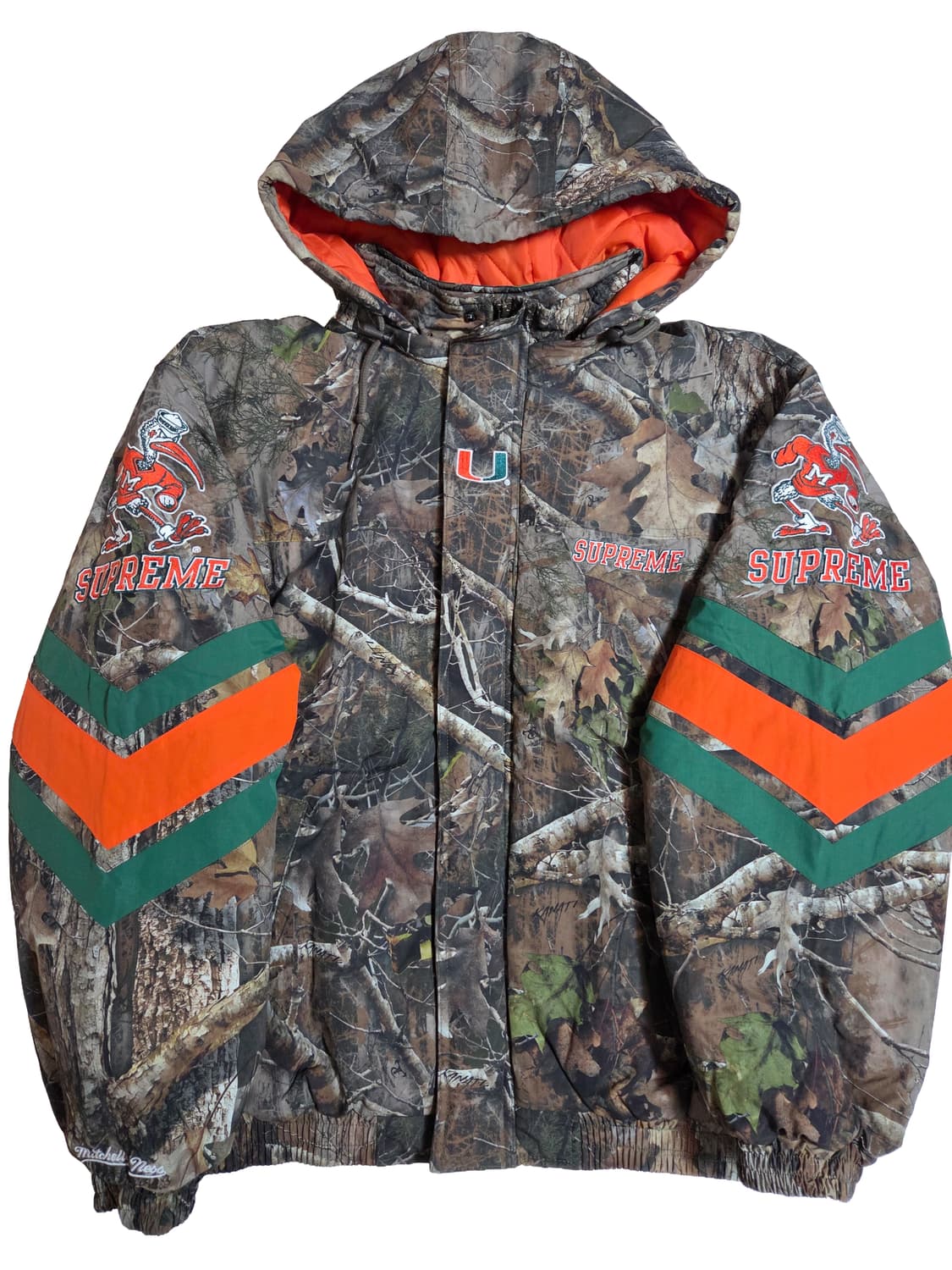 "Supreme Mitchell & Ness NCAA Hooded Sta 상품이미지1