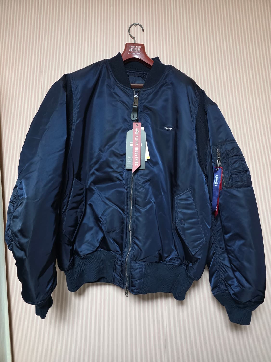 알파인더스트리 Mmlg 콜라보 ma-1  3xl 상품이미지8