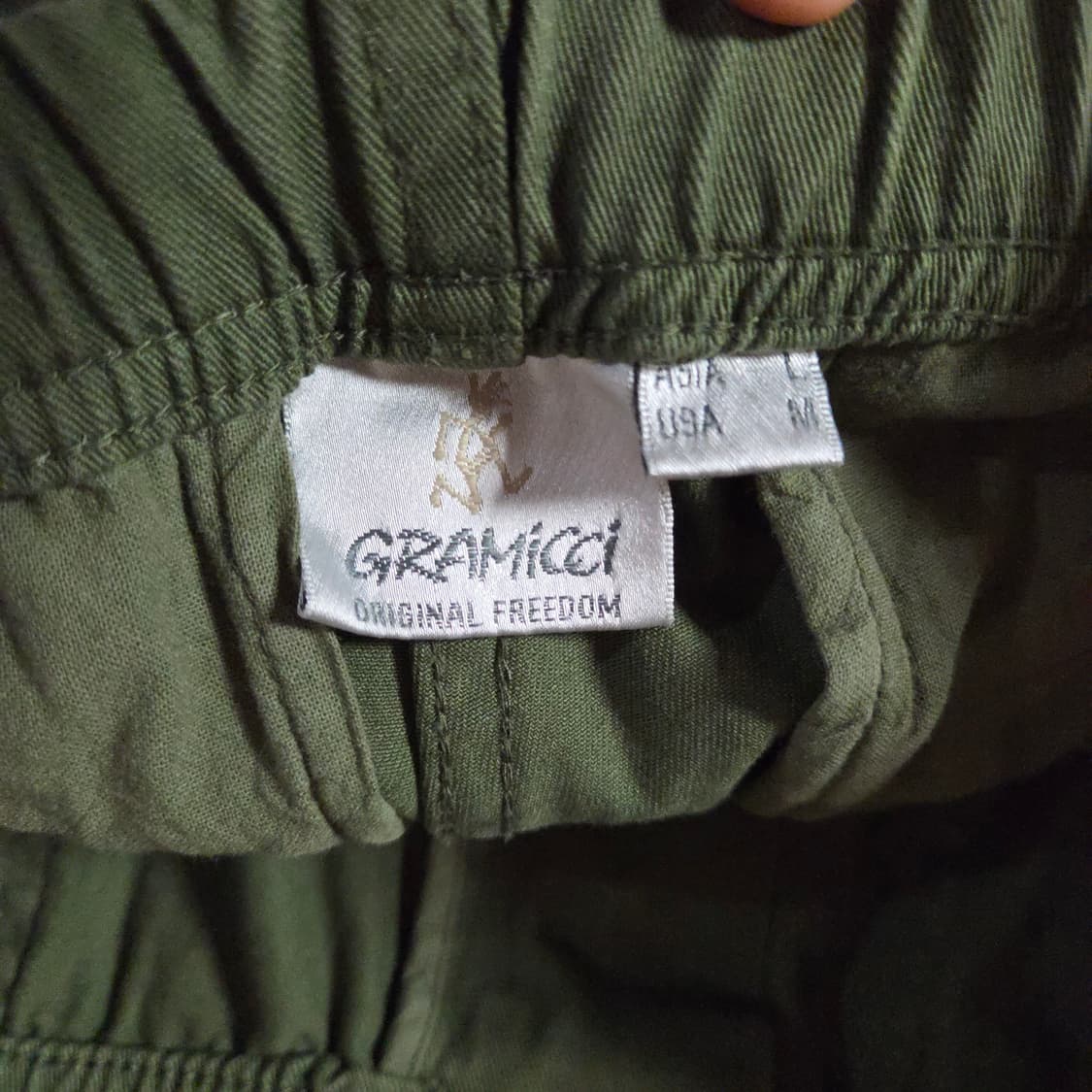 그라미치 루즈 테이퍼드 팬츠 아시아 L 올리브 상품이미지5