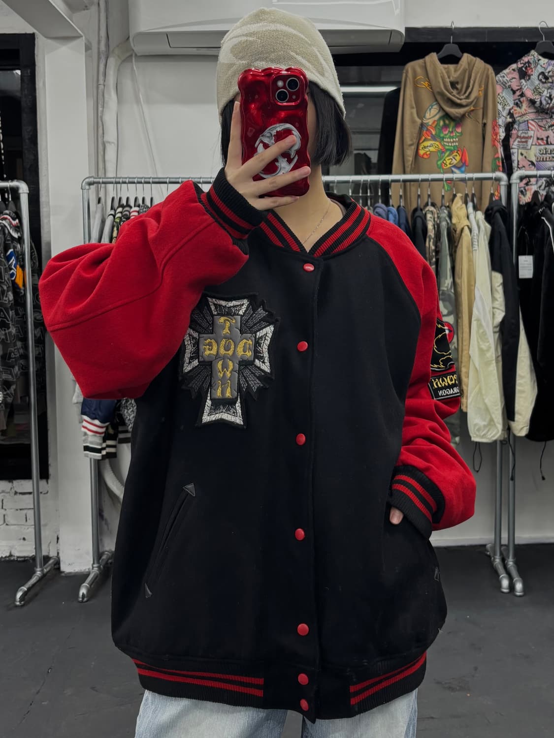 도그타운 블랙드래곤 오리엔탈 바시티 상품이미지1