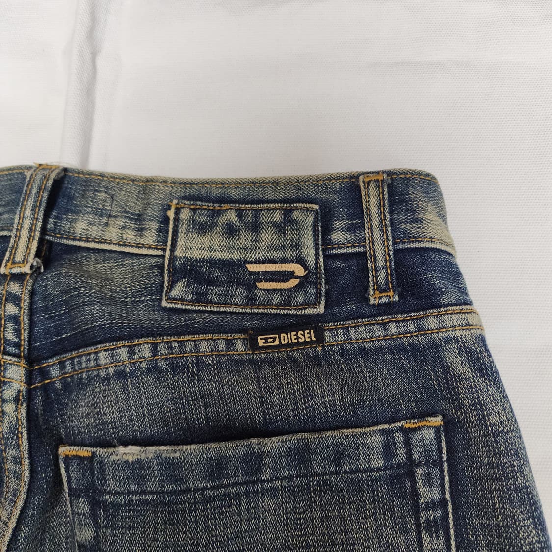 90's 빈티지 디젤 워시드 세미부츠컷 데님팬츠 상품이미지7