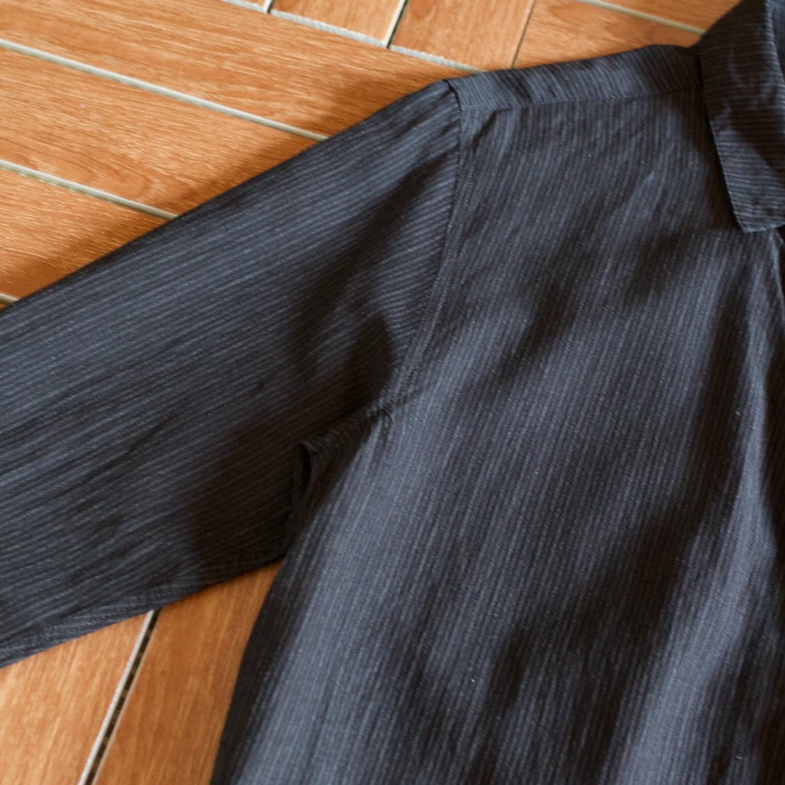 Kazuyuki Kumagai Attachment stripe shirt 상품이미지3