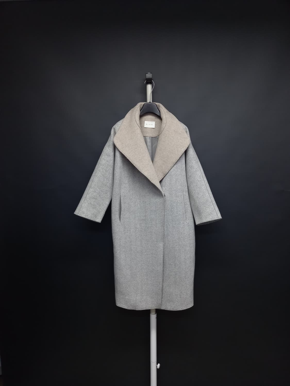 미샤 MICHAA 추동 캐시미어블랜 롱 코트 55.44 상품이미지1