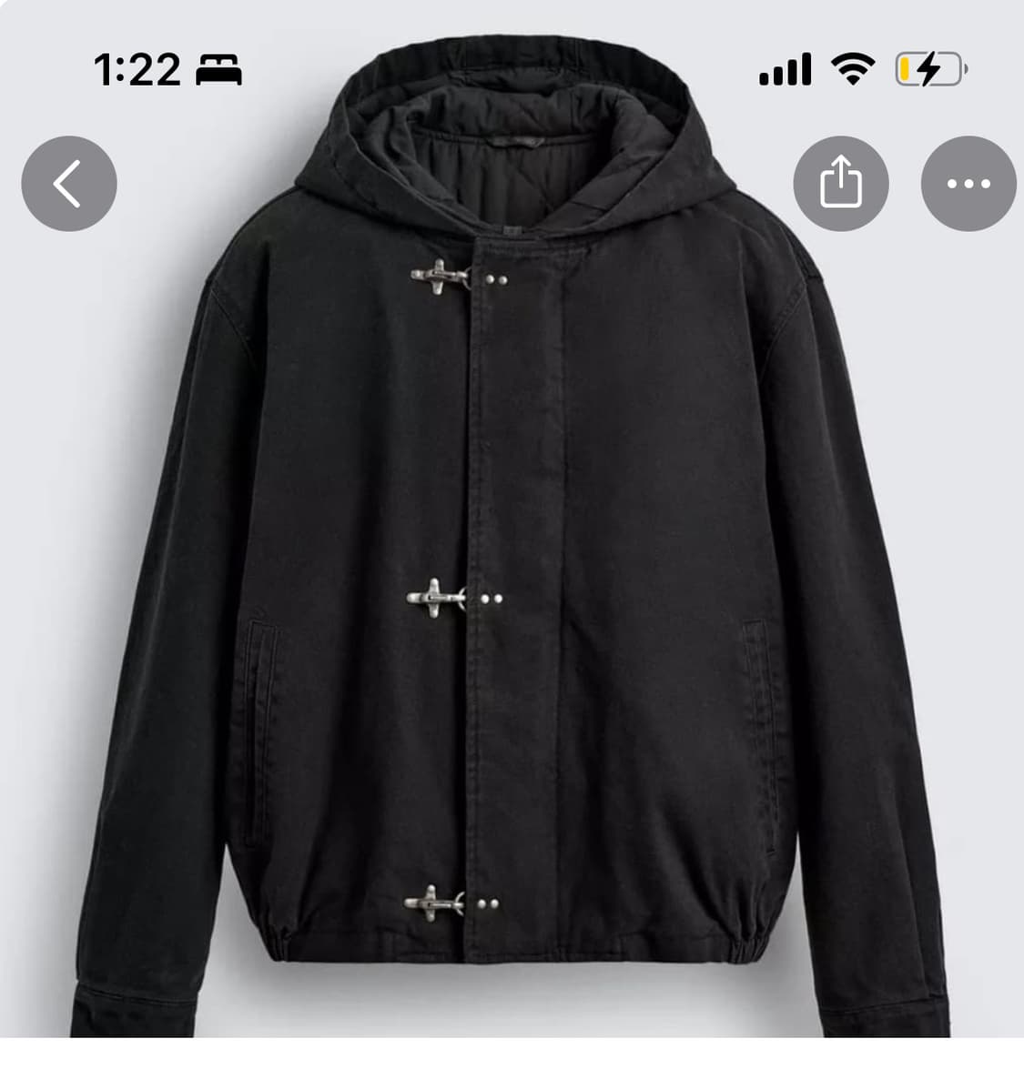 자라 토글 버튼 후드 점퍼 구합니다 상품이미지1