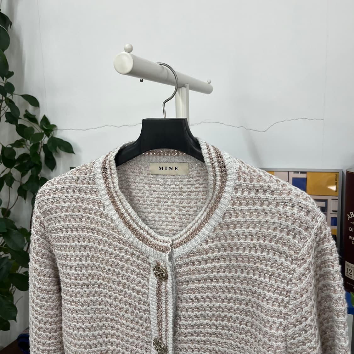 마인 트위드 가디건 90 상품이미지2