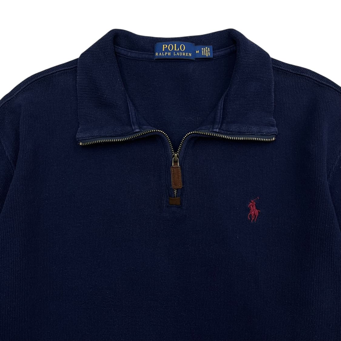 폴로 랄프로렌 레드포니 네이비 반집업 M 상품이미지4