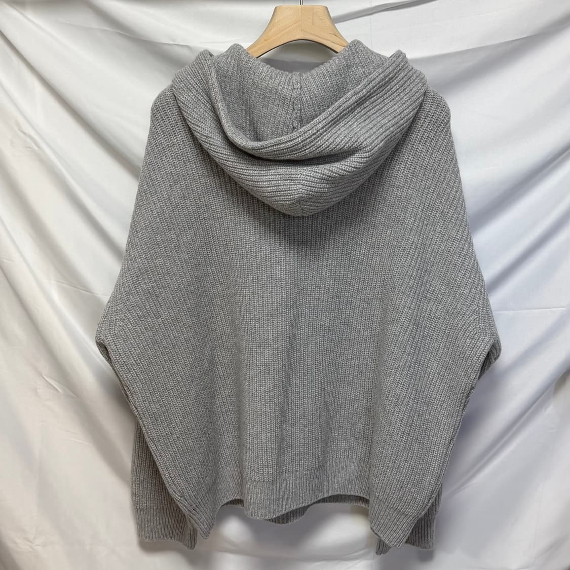 [S+급/2XL] 24FW 셀린느 트리옹프 리브드 울 니트 후드티 상품이미지4