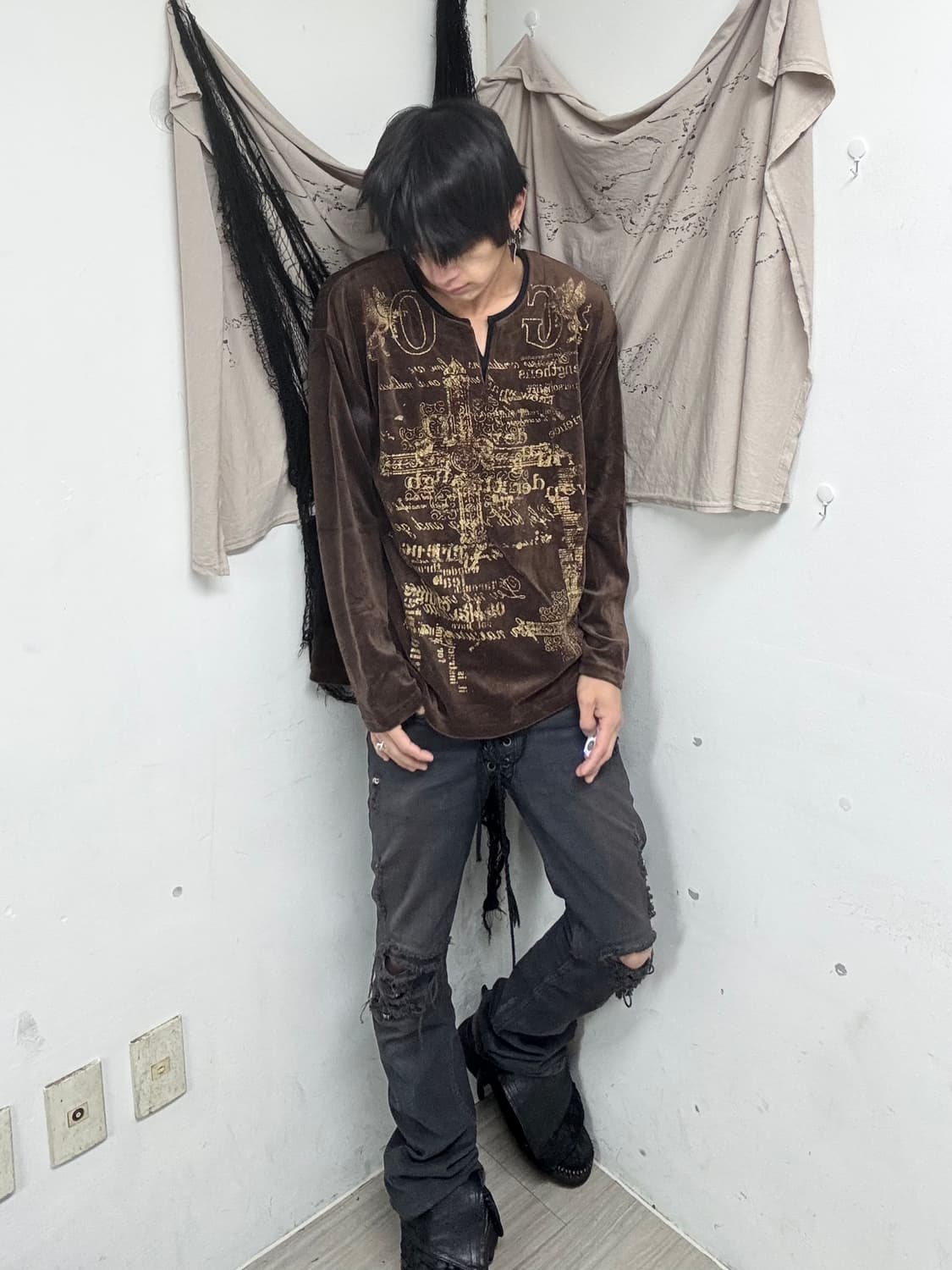 [Beaumont Carr]2000s Punk Lettering Brow 상품이미지1