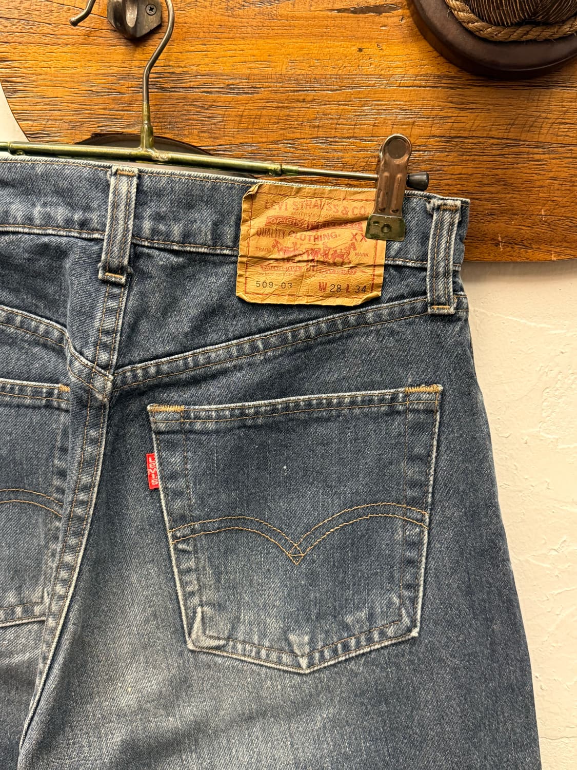 90s Japan Levi's 509 Straight Denim Pant 상품이미지3