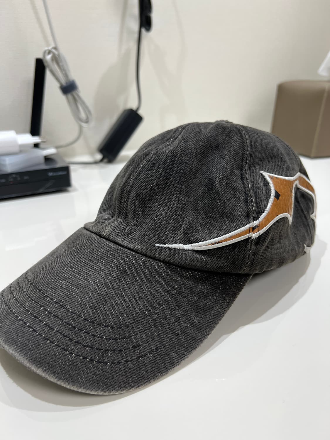 Thug Club MCM Tribal Leather Cap 상품이미지3