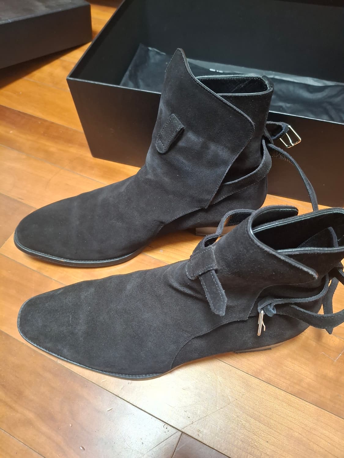 생로랑 스웨이드 조드퍼 부츠 41.5 상품이미지5