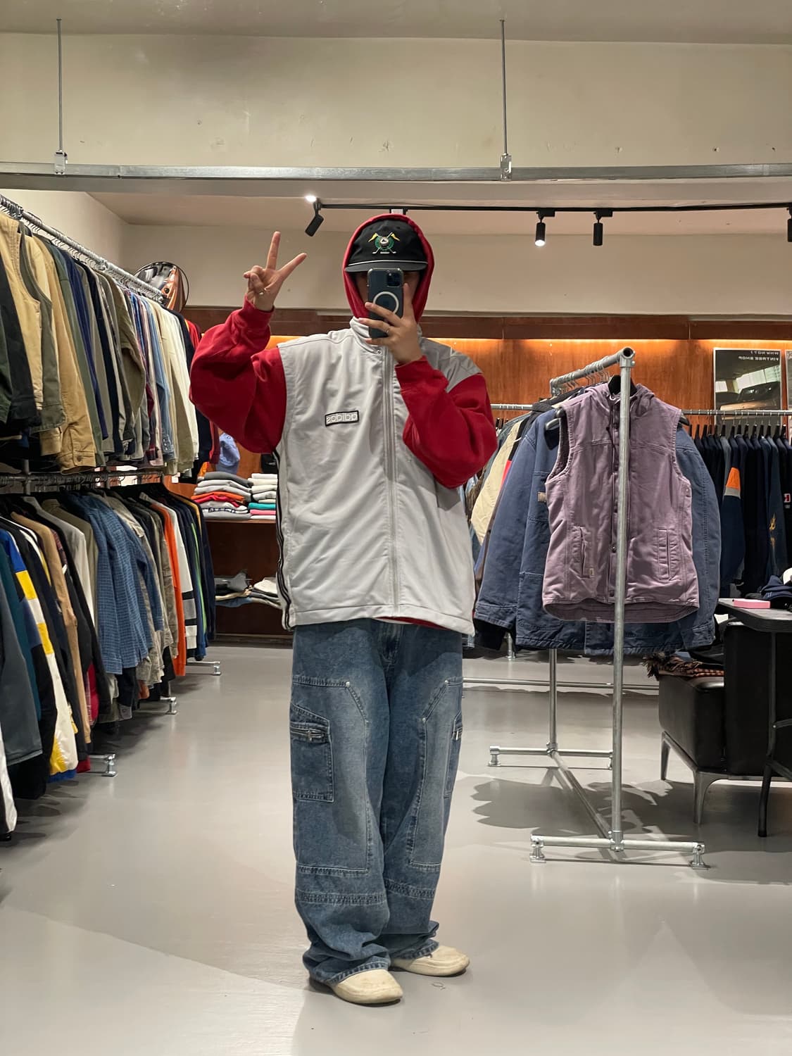 아디다스 올드스쿨 힙합 조끼 베스트 상품이미지3