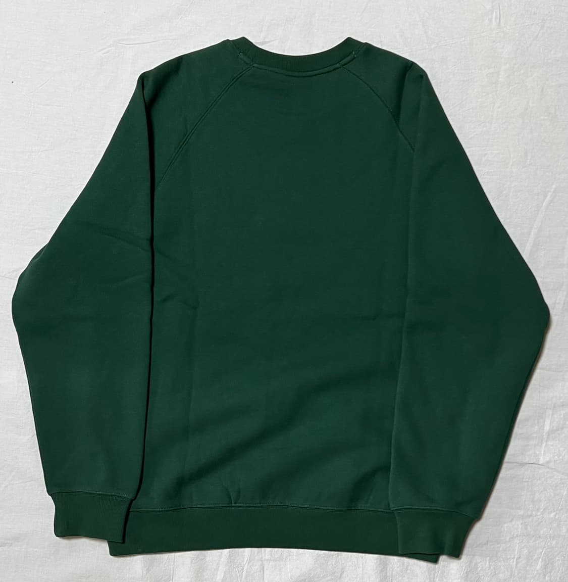 [새상품] L) 커버낫 스몰 로고 기모 맨투맨 그린 상품이미지2