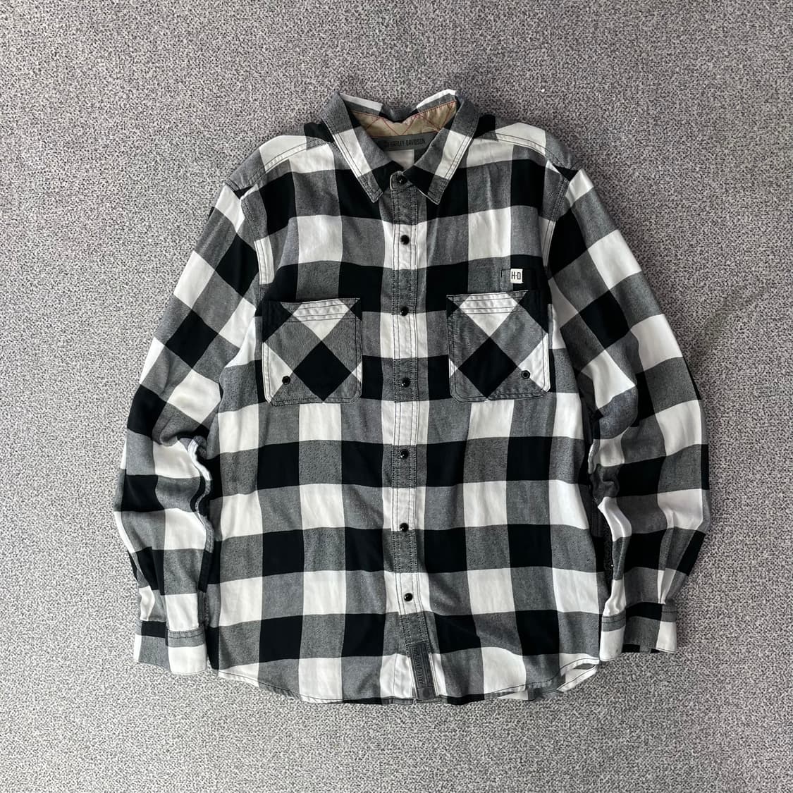 할리데이비슨 체크 셔츠 상품이미지1