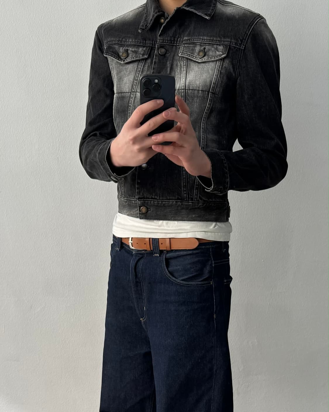 [48] 입생로랑 리브 고쉬 데님 트러커 자켓 상품이미지3