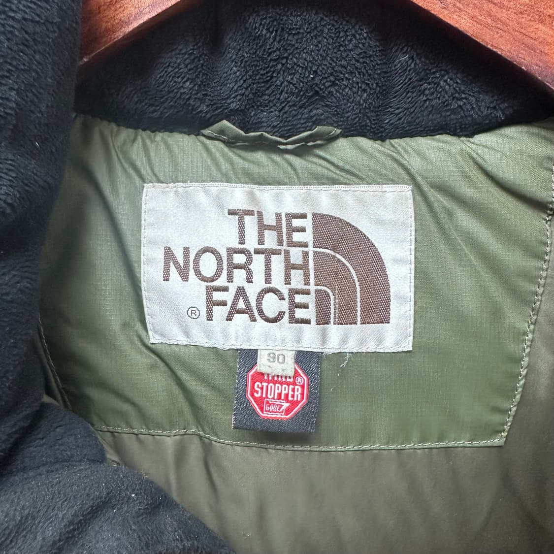 노스페이스 800필 윈드스토퍼 롱패딩 90(S) 구스다운 코트 J21 상품이미지6