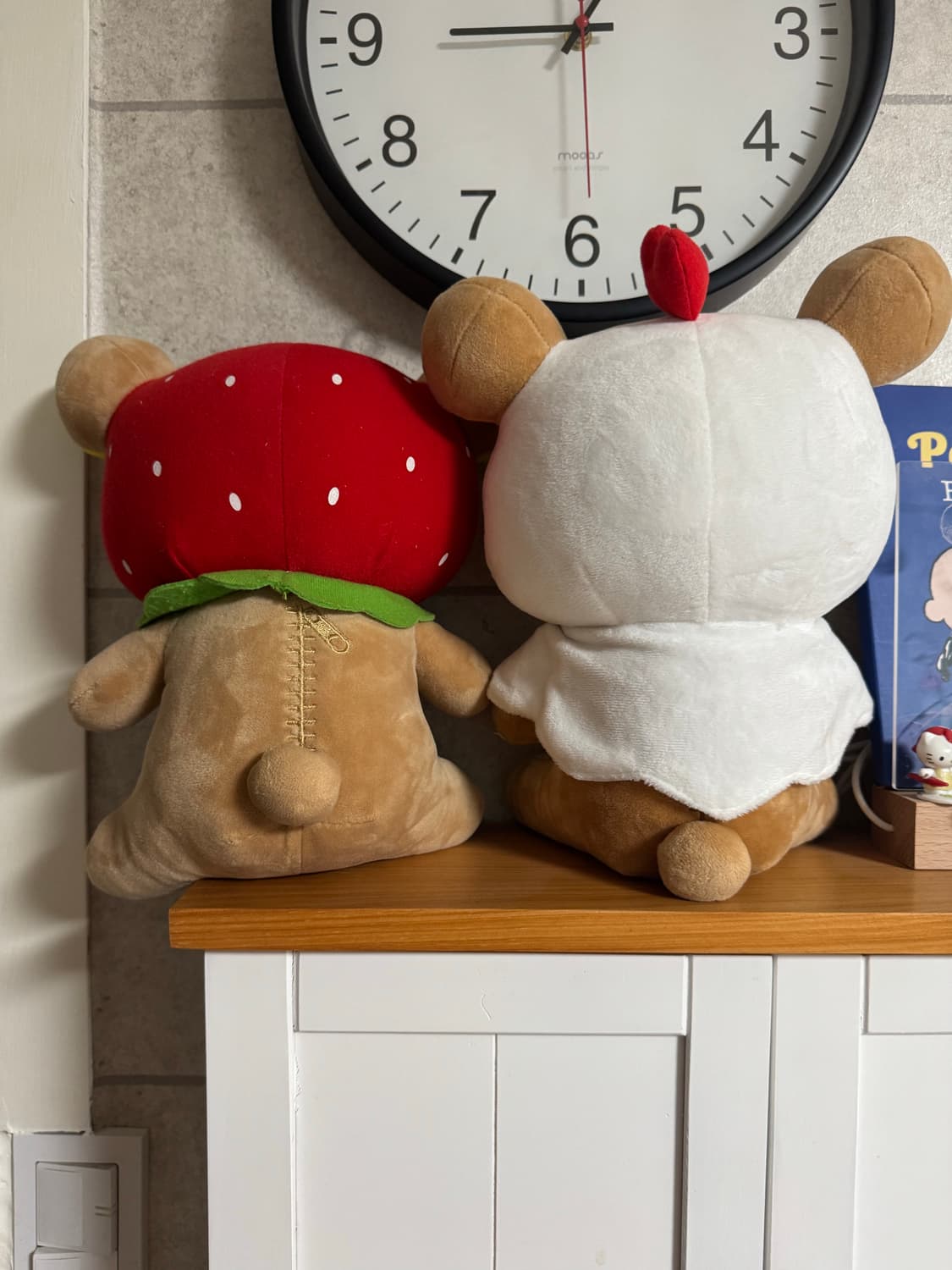 빈티지 고전 리락쿠마 딸기 코스튬 시팅인형 소장품 상품이미지8