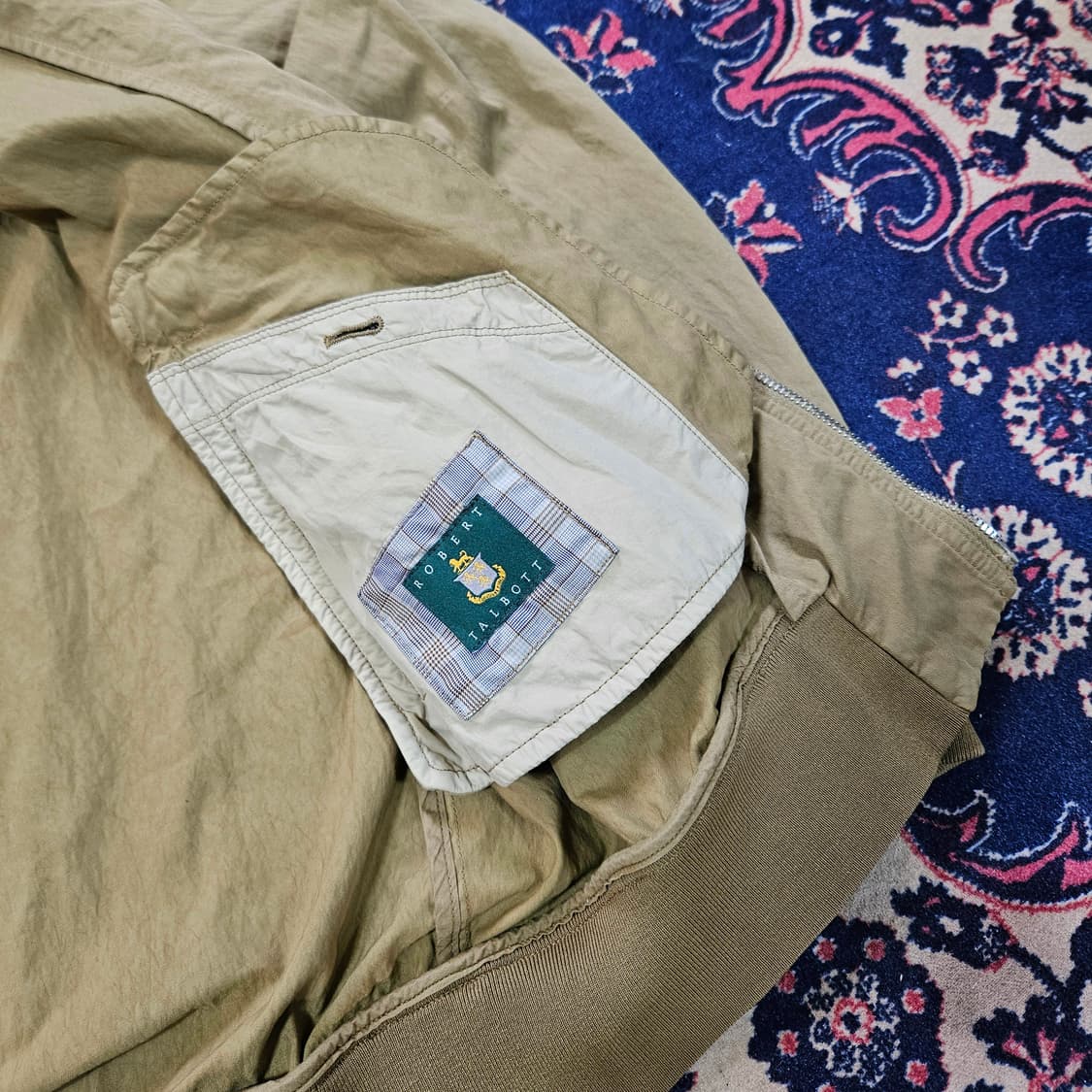 Robert Talbott 클레식 헤링턴 봄버자켓 M size 상품이미지8