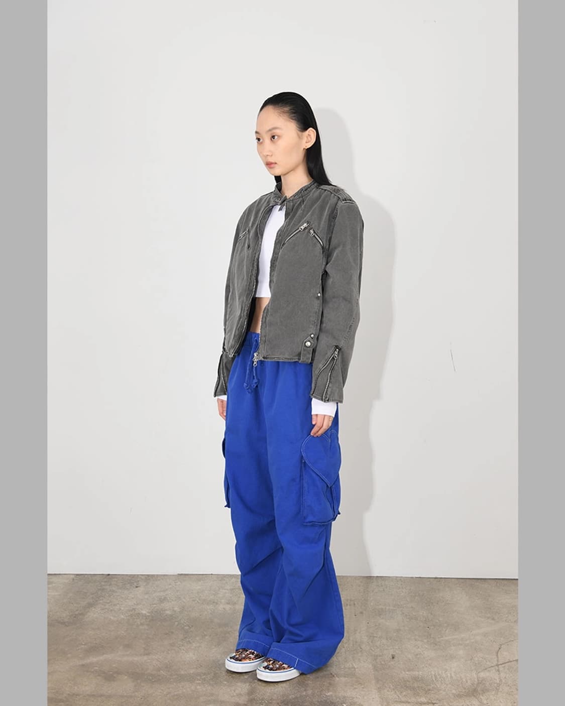 더 뮤지엄비지터 피그먼트 라이더 자켓 상품이미지8