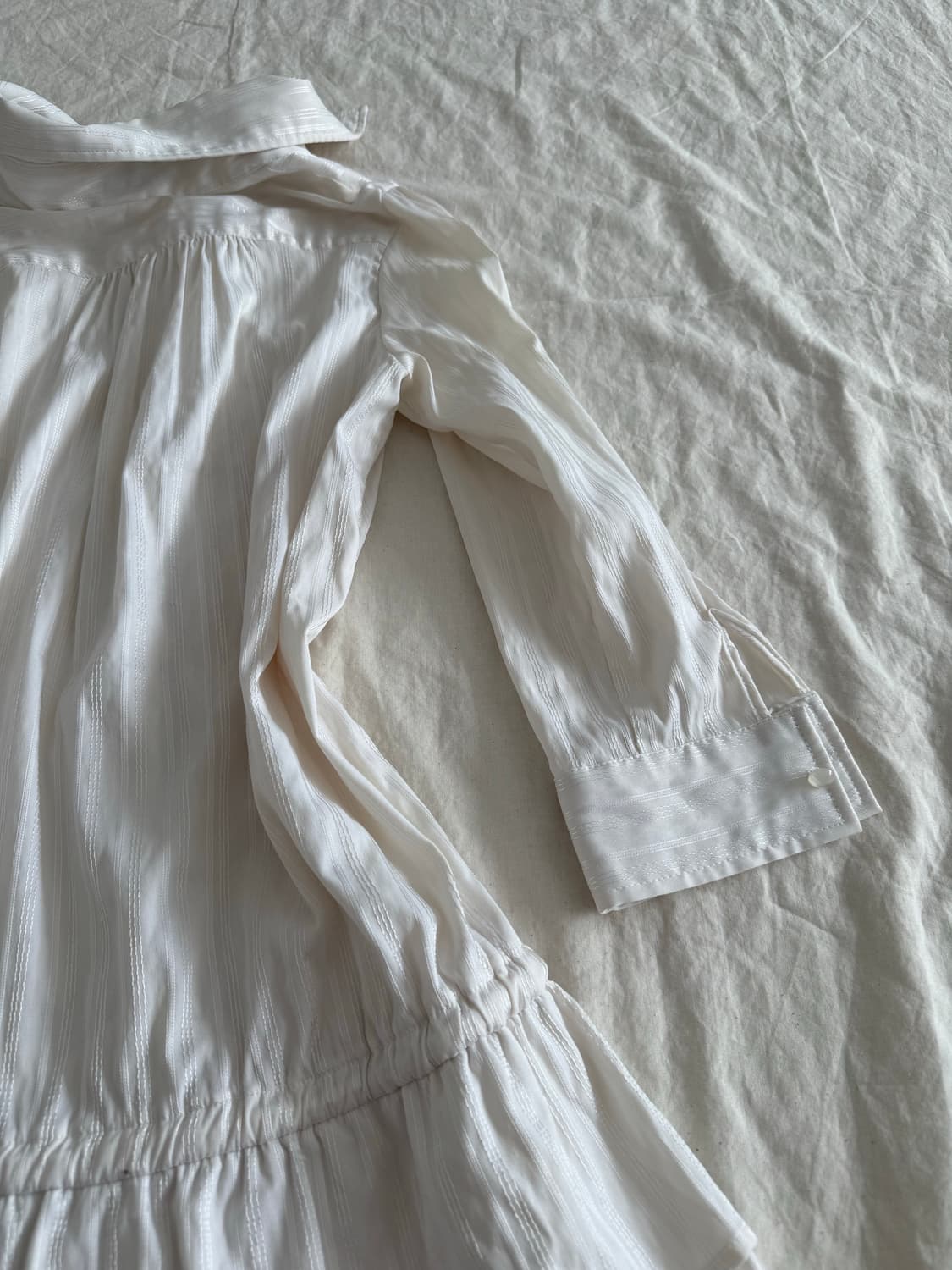 세실맥비 라이트 베이지 러블리 긱시크 셔츠 원피스 상품이미지7