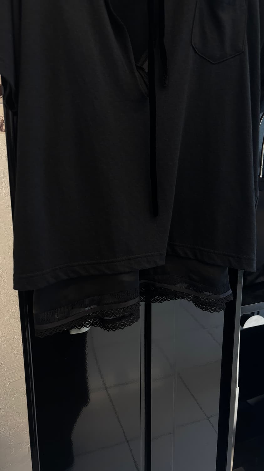 Sacai lace layered top set 상품이미지7