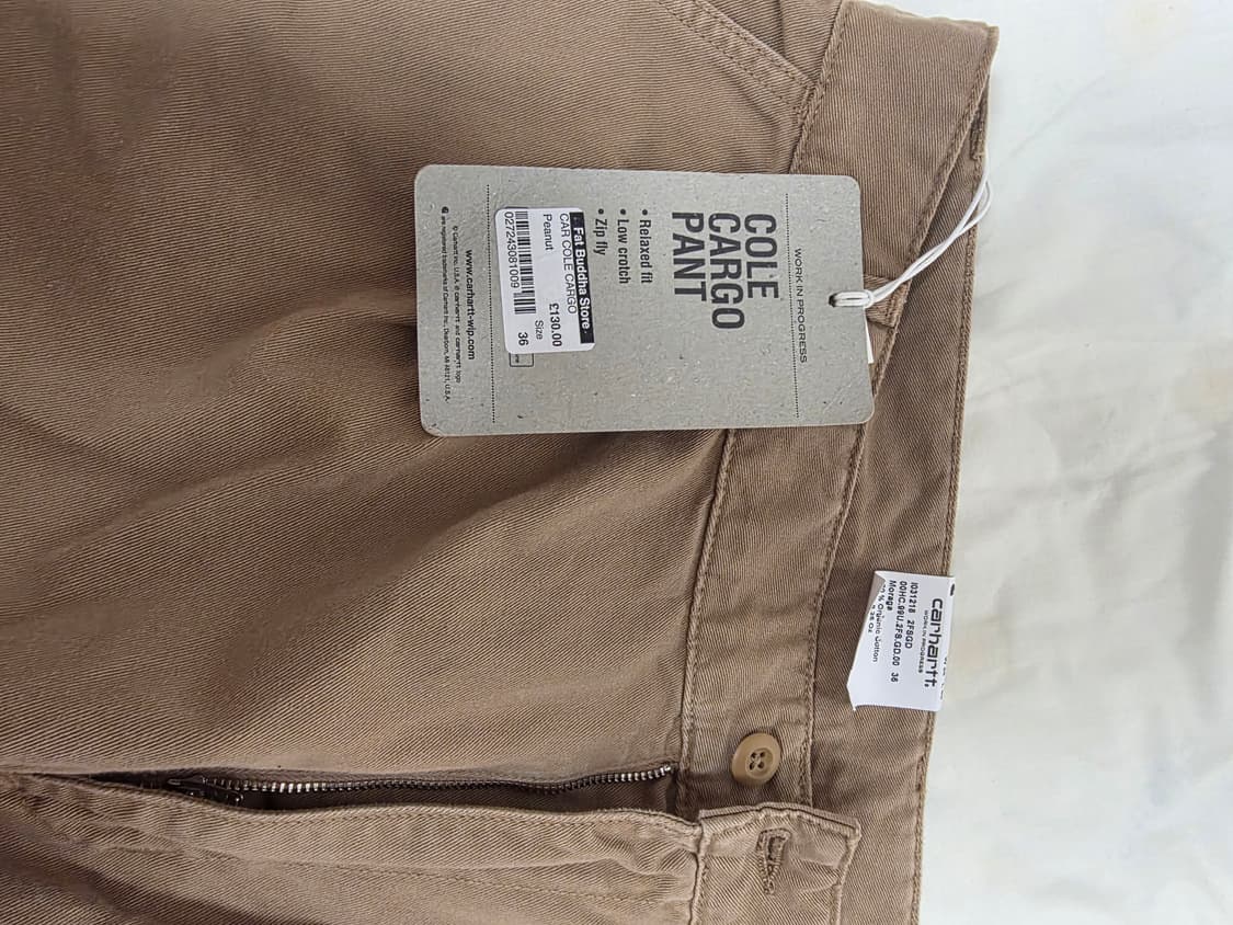 [36]칼하트wip 콜 카고 팬츠 피넛 상품이미지1