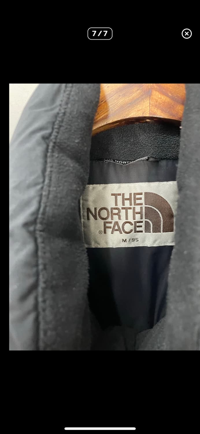 노스페이스 화이트라벨 블랙 완장로고 패딩 A2789 상품이미지7