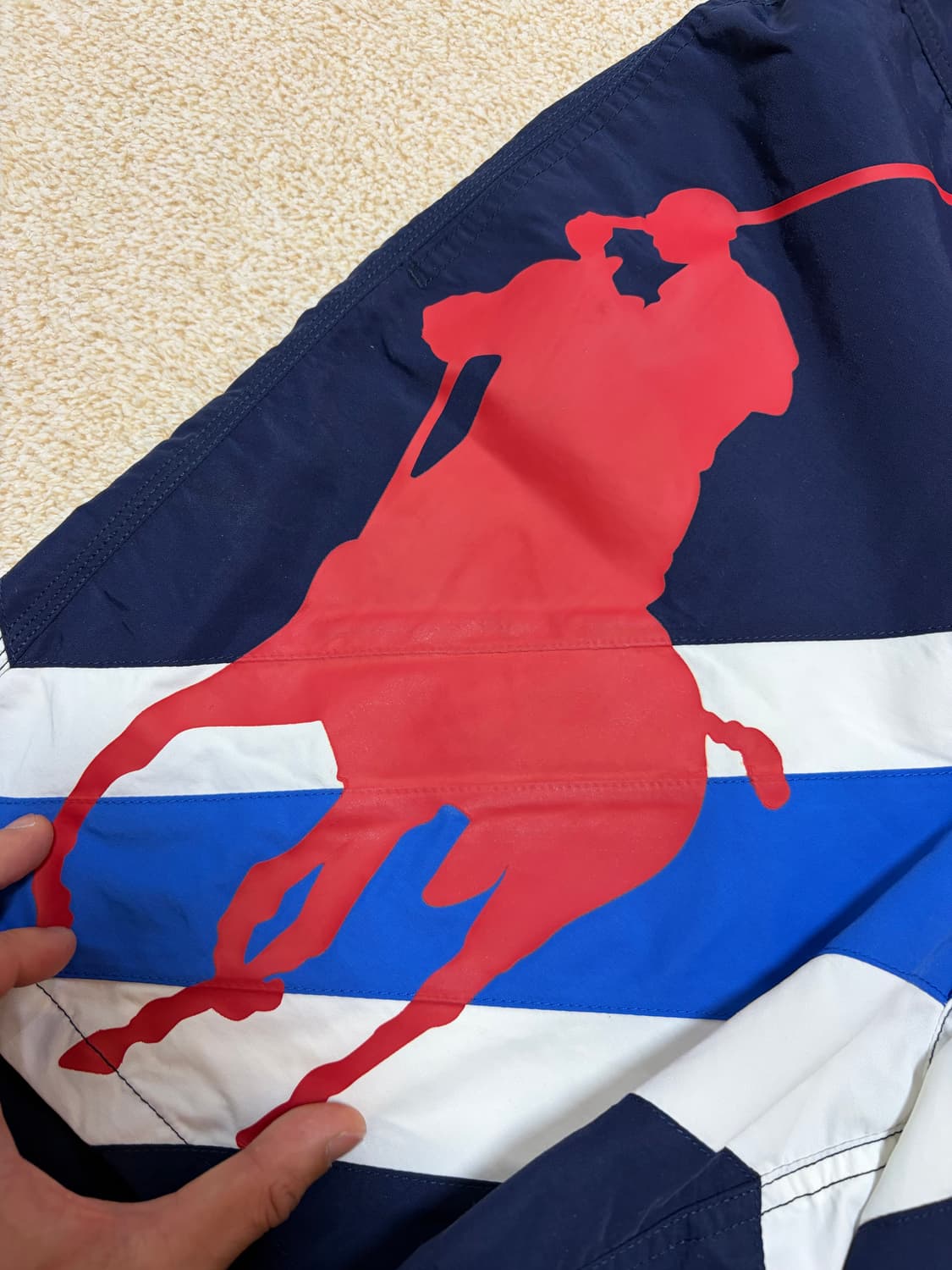 L) 폴로 랄프로렌 빅포니 스윔팬츠 반바지 택달린 새상품 상품이미지3