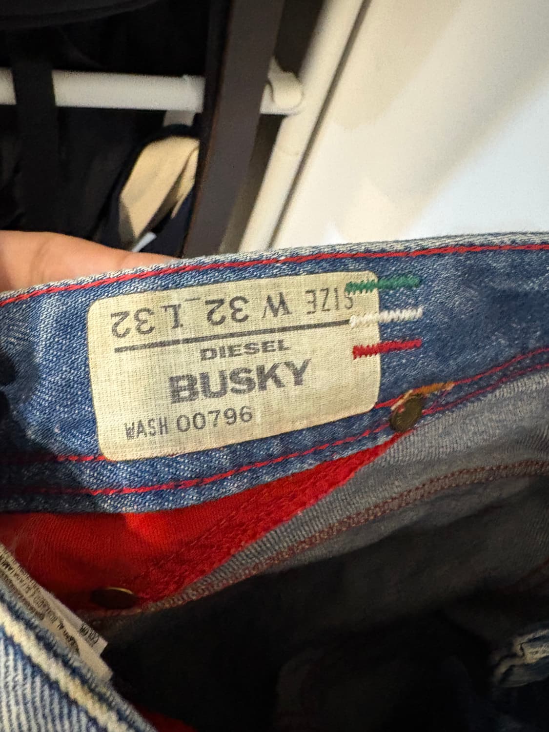 디젤 DIESEL Busky 청바지/Wash 00796 W32 L32 상품이미지5