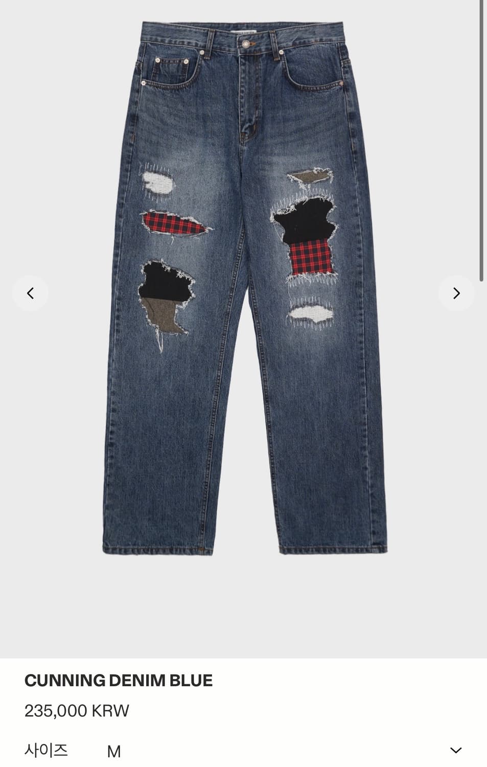 [M] 서피스에디션 CUNNING DENIM 패치진 상품이미지1