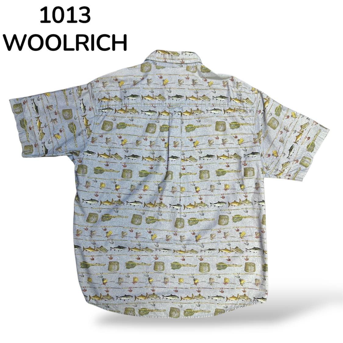 woolrich 물고기패턴 셔츠 XL 상품이미지3