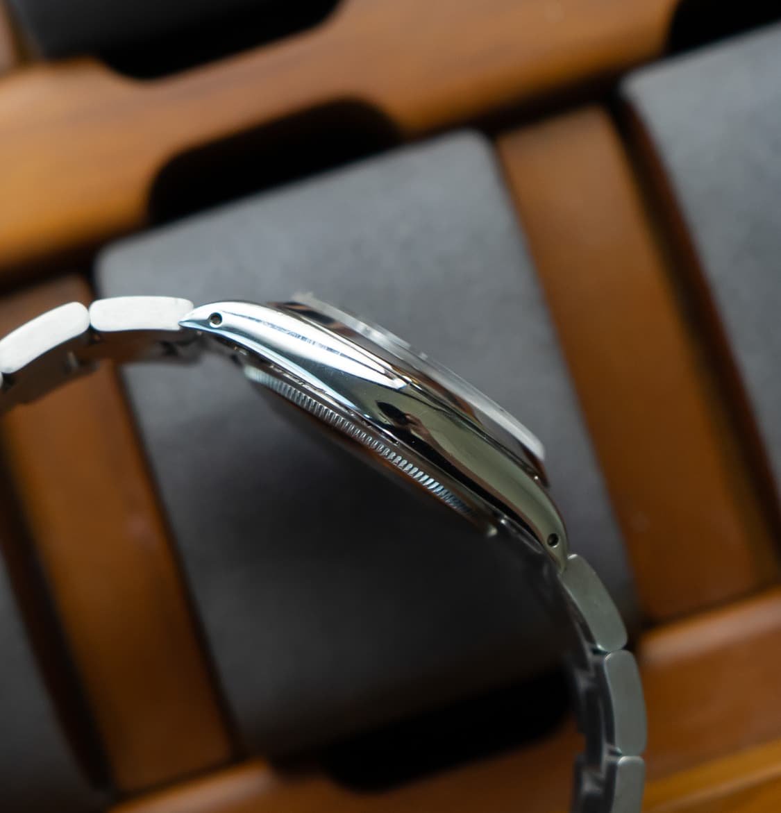 롤렉스 오이스터 퍼페츄얼 데이트 1500 실버 빈티지 시계 상품이미지4