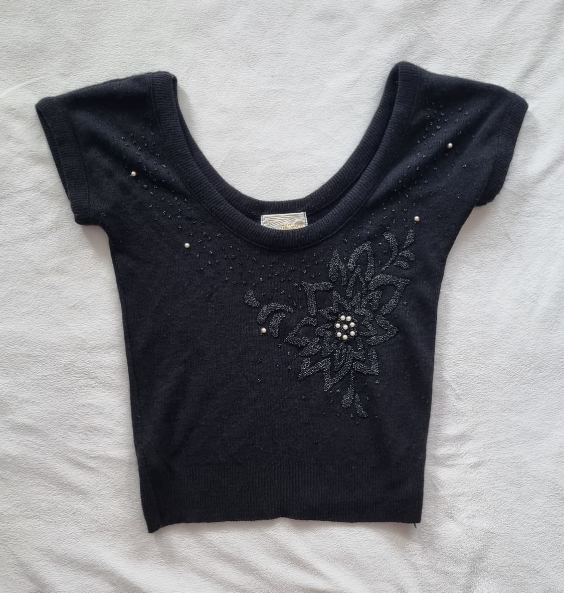 빈티지 블랙 오리엔탈 탑 상품이미지1