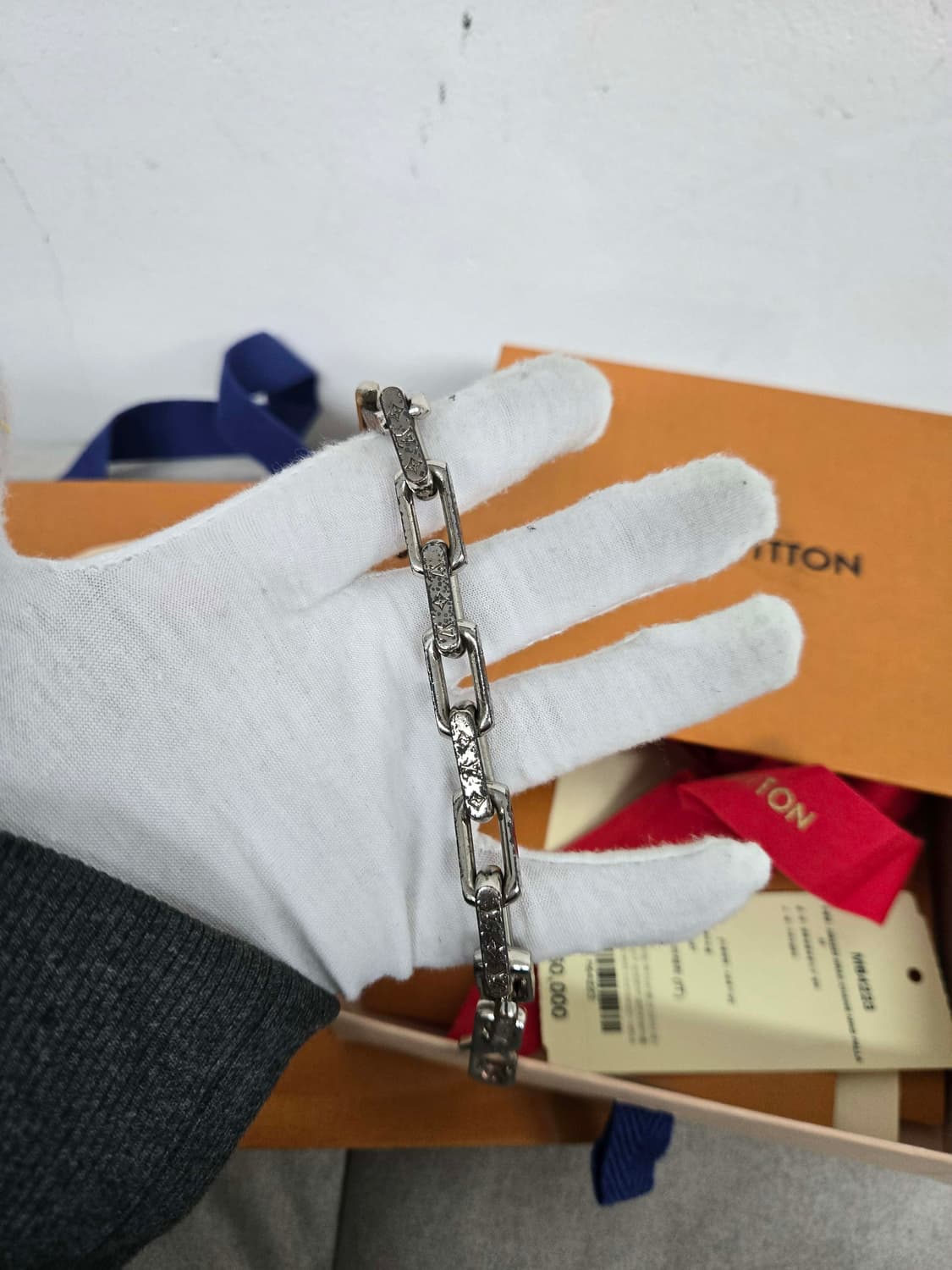 [보증서 정품] 루이비통 버질아블로 체인 팔찌 상품이미지1