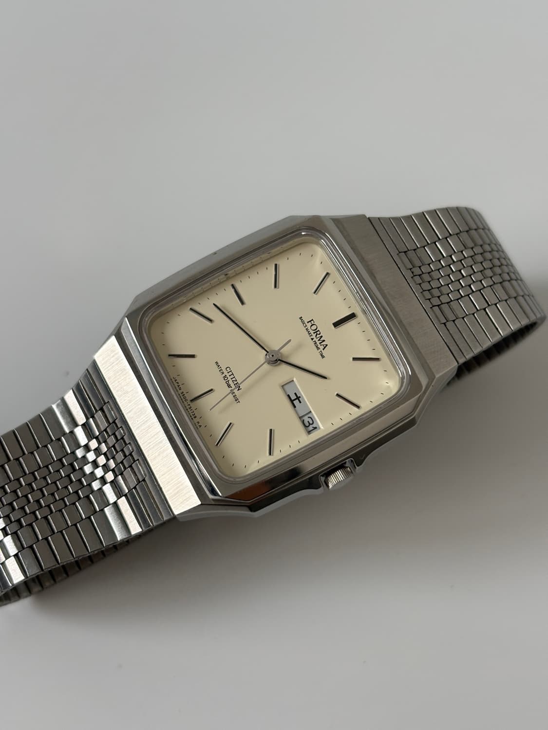 1990s Forma Cream Dial Silver Quartz 상품이미지4