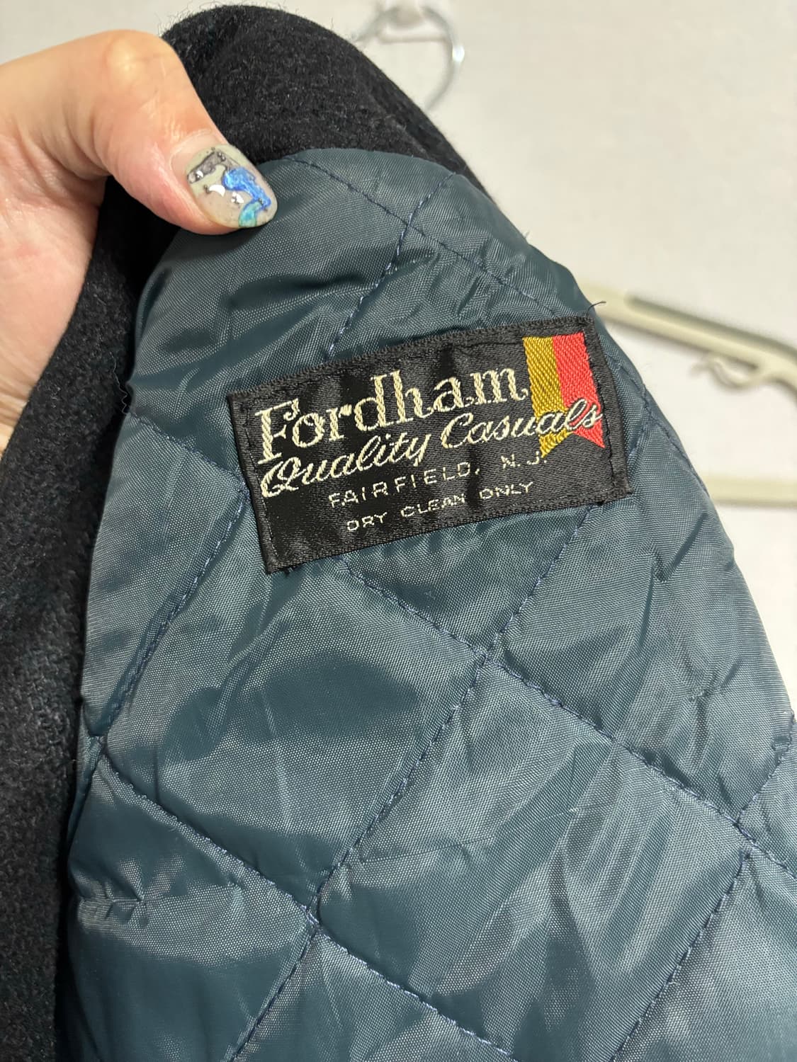 70s FORDHAM varsity jacket 상품이미지4