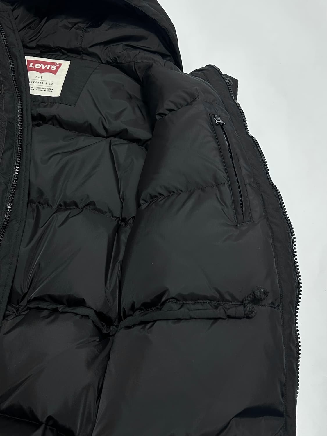 리바이스 포켓 후드 덕다운 패딩 상품이미지8