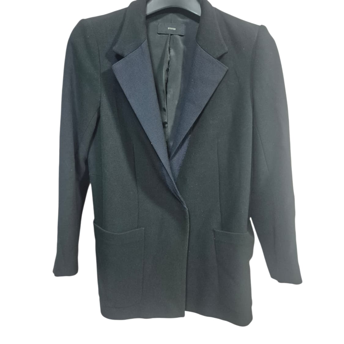 SYSTEM 시스템 블랙 자켓 상품이미지1