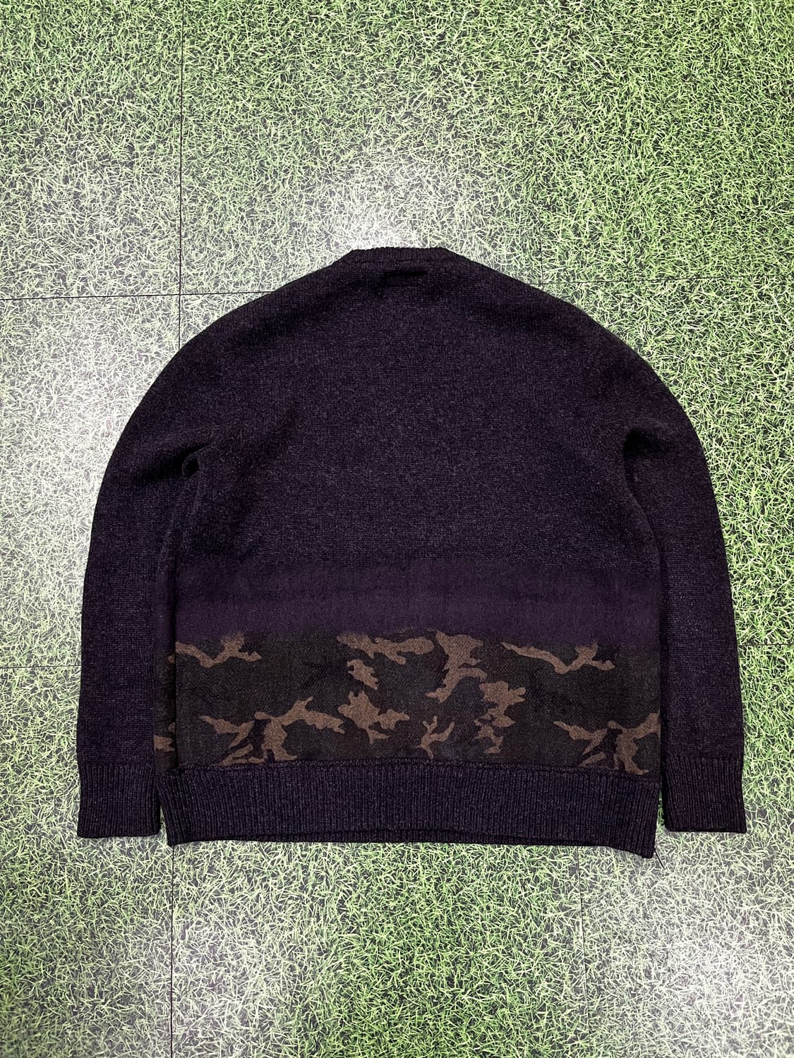 올세인츠 오버핏 니트 스웨터 카모 패턴 100~105 상품이미지2