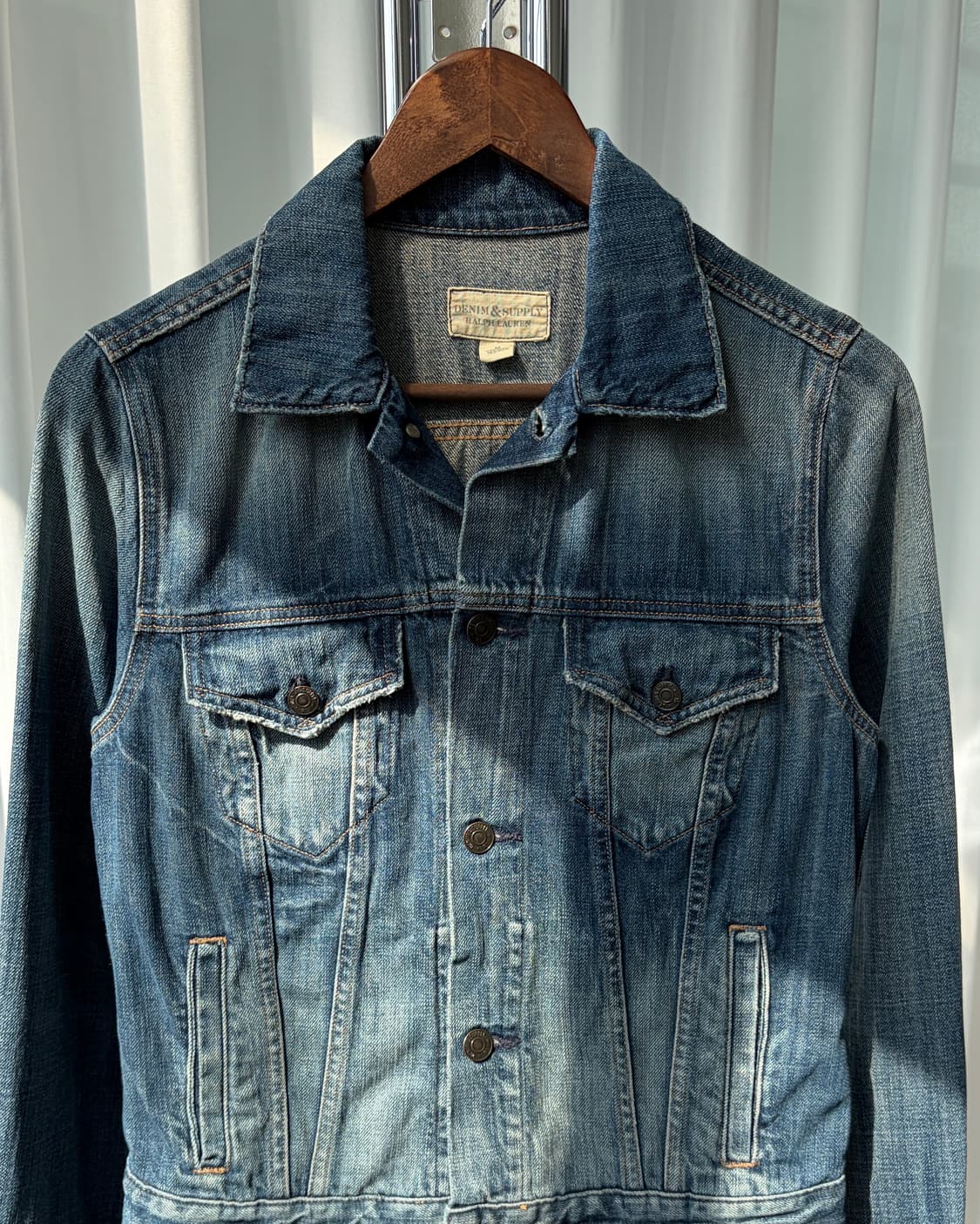 [M]폴로 데님앤서플라이 트러커 데님 자켓 상품이미지5