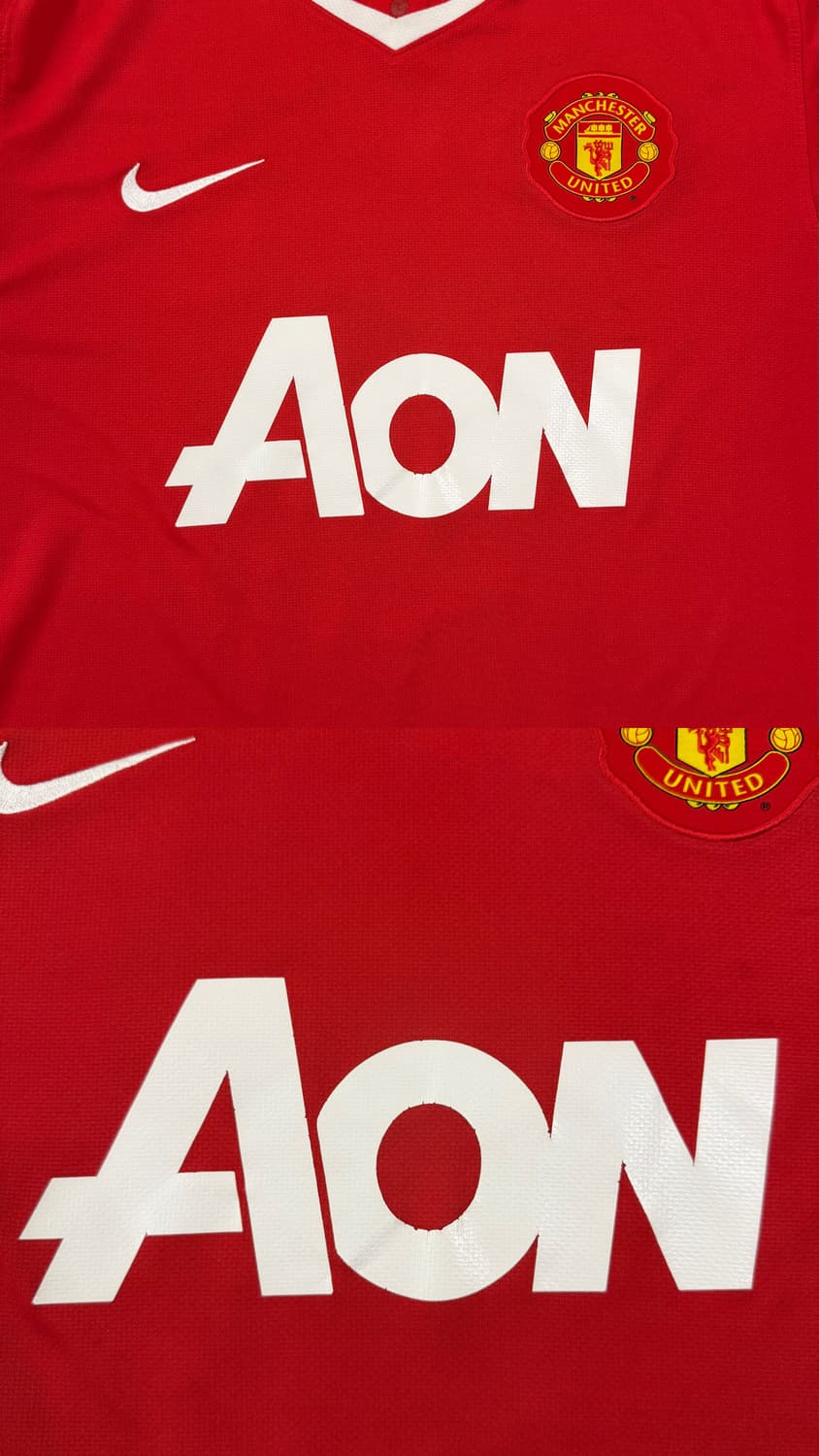 10-11 맨유 홈 박지성 긴팔 유니폼 상품이미지5