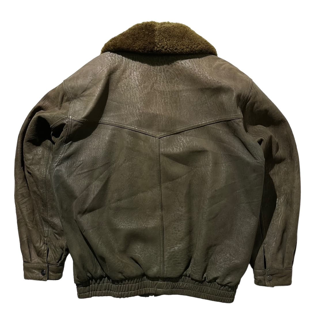 Front Line 프론트라인 램스킨 양가죽 봄버 자켓 상품이미지2