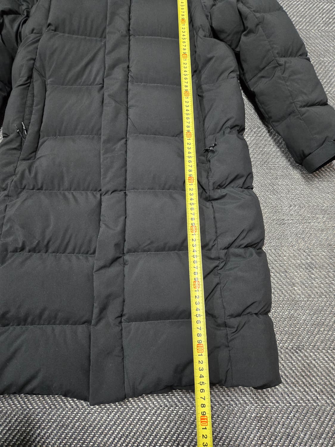 블랙야크 후드 롱 구스다운패딩 블랙 상품이미지9